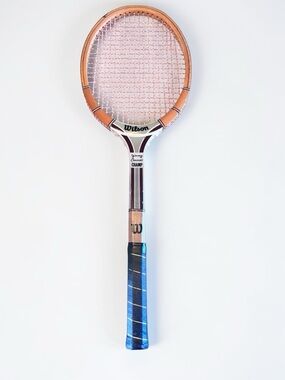 Vintage Wilson Jimmy Connors Champ Wood Racquet Sports Decor Gift